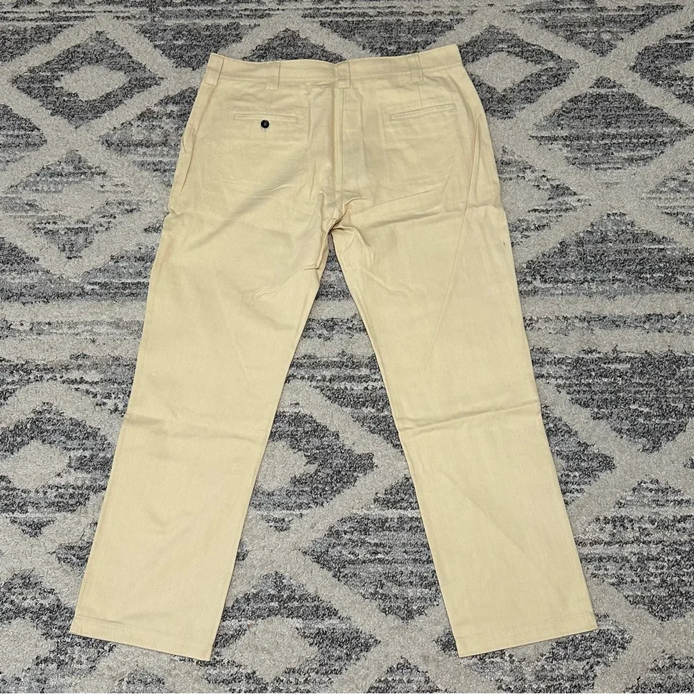 McNairy&CO Men's‎ Pants 38x32 Khaki Cotton Twill Droopy Drawers NWT